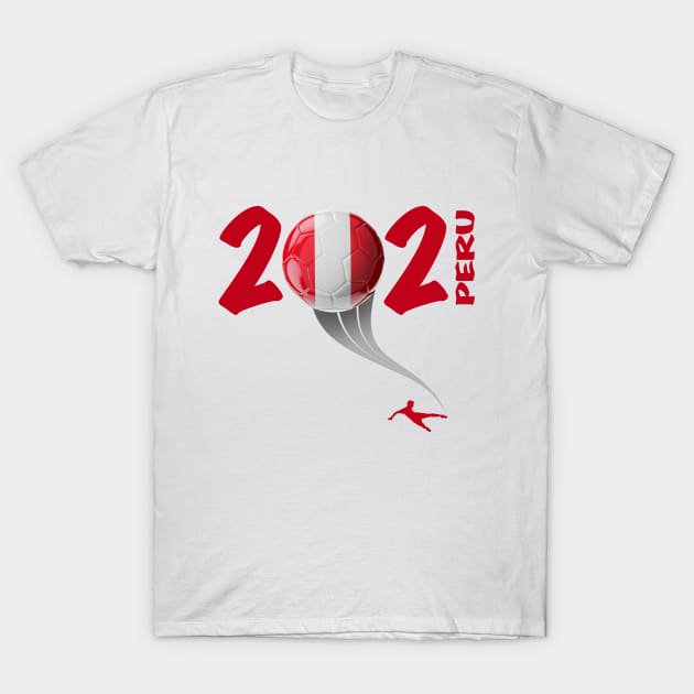 Peru Copa America Soccer 2021 T-Shirt by DesignOfNations